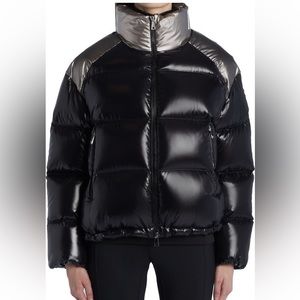 NWT Moncler Cuscute metallic Two Tone Down Puffer Jacket